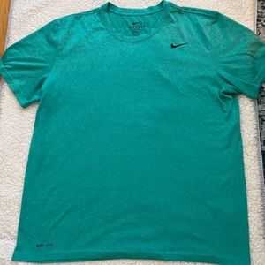 Men’s turquoise Nike dri fit shirt